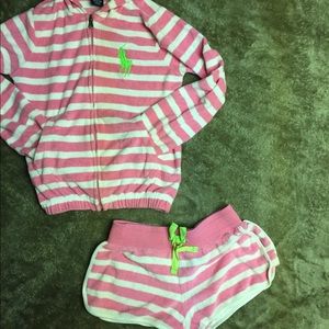 Polo by Ralph Lauren short set Size 7